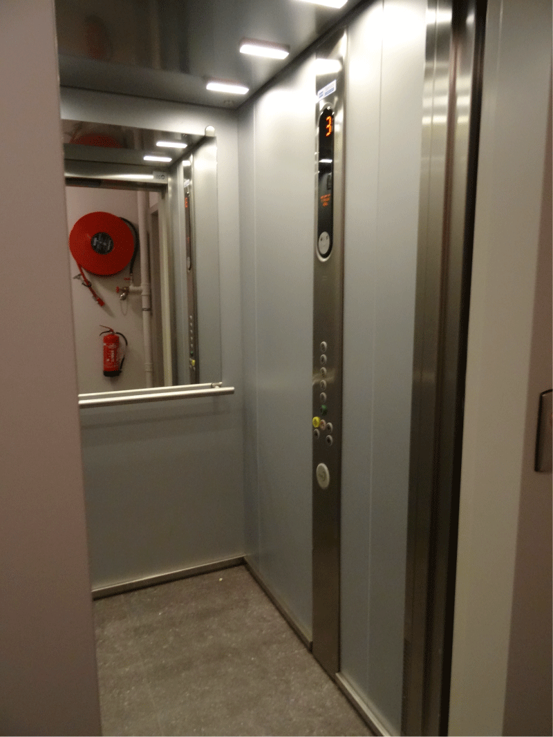 Binnenkant-lift